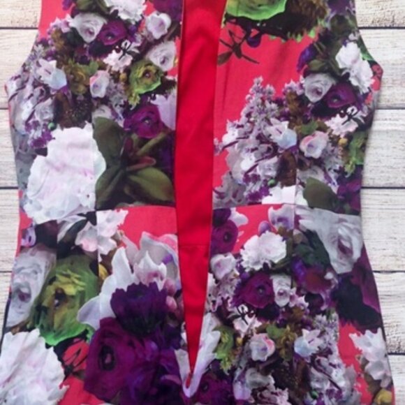Nanette Lepore Forbidden Love Mini Floral Dress - Picture 6 of 7
